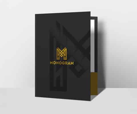 Glued Presentation Folder